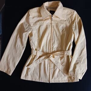 JLC New York Yellow Outerwear Rain Coat Size S